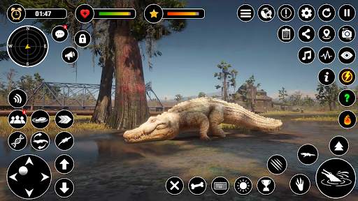 Animal Crocodile Attack Sim screenshot 4