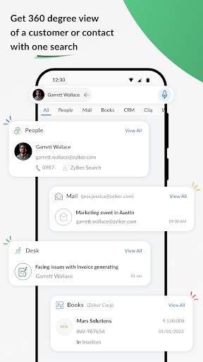 Search across Zoho- Zia Search screenshot 6