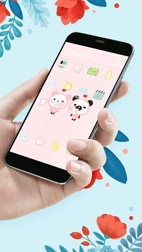 Cute Panda Baby theme & HD wallpapers screenshot 1