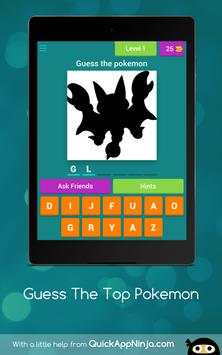 Guess The Top Pokemon screenshot 8