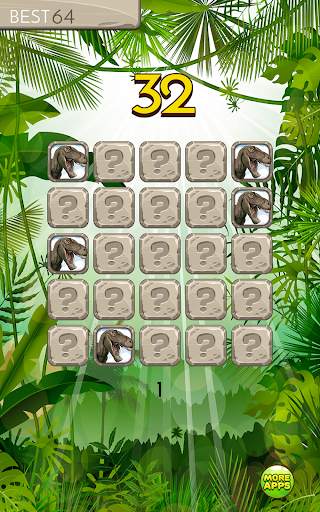 Brain games : Dinosaur : Memory training *Free screenshot 13