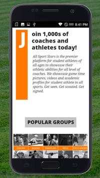All Sport Stars Social Network screenshot 2