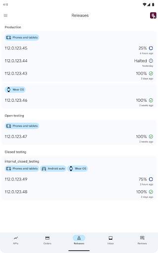Google Play Console screenshot 9