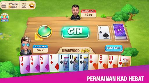 Gin Rummy Stars - Card Game screenshot 1