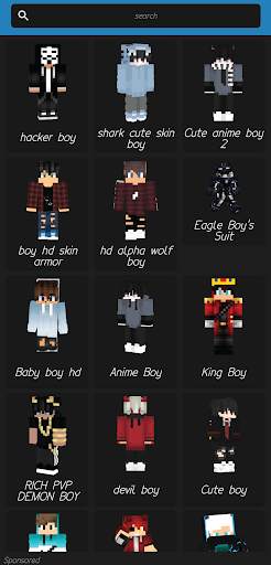 Boys skins for Minecraft PE screenshot 5
