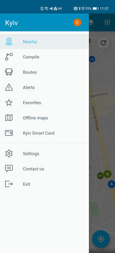 EasyWay public transport screenshot 2