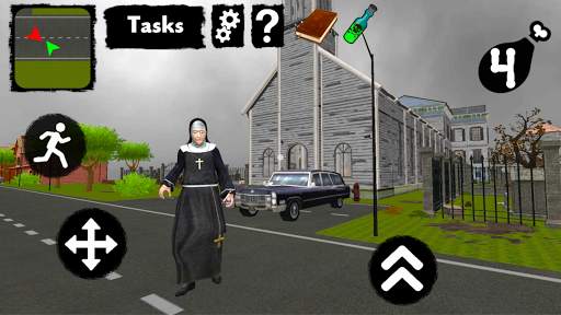 Neighbor Nun. Scary Escape 3D screenshot 2