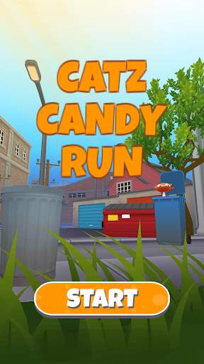 Cute Cat Candy Runner - Endless Kitty Kat Run screenshot 1