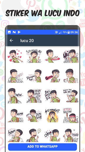 Stiker Lucu WA Sticker for Whatsapp WAStickerApps screenshot 5