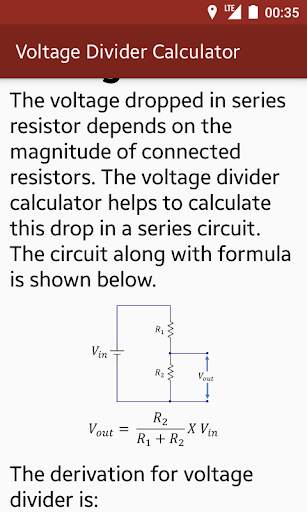 Voltage Divider Calculator screenshot 4