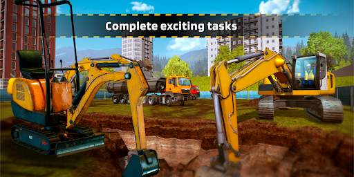 Heavy Excavator - Real Crane Driving Simulator 3D screenshot 4