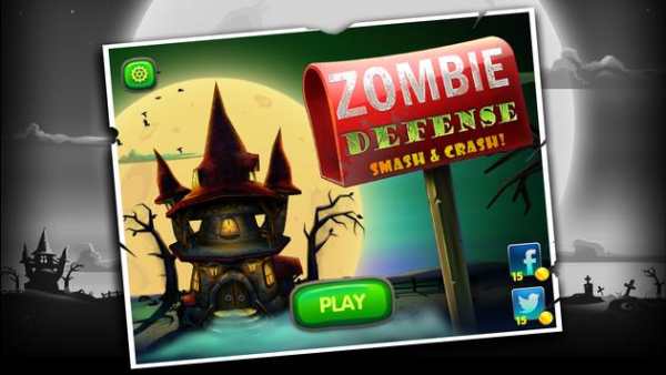 Zombie Defense: Smash&Crash LT screenshot 1