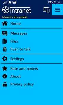 Intranet screenshot 2