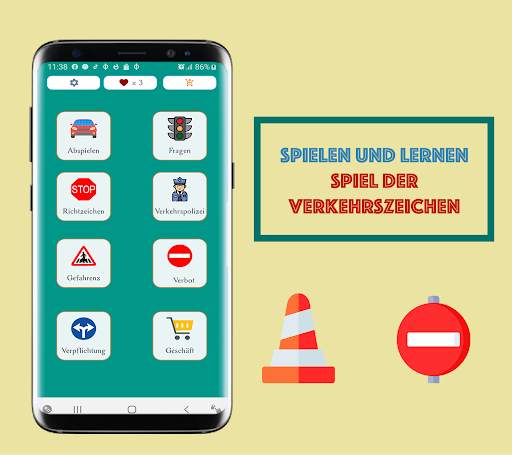 Verkehrszeichen Spiel: Fahrschule screenshot 1