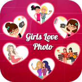 Girls love photo icon