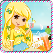 Fresh fruit juice maker icon