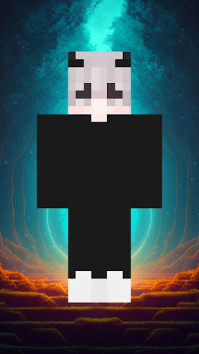 Black Skin for Minecraft screenshot 7