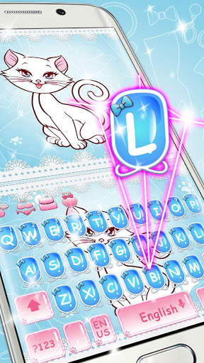 Cute Kitty Keyboard स्क्रीनशॉट 3
