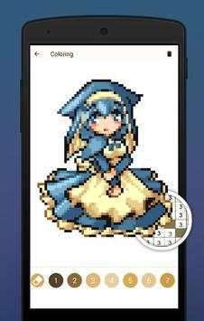 Monster Girl Color By Number art maker screenshot 1