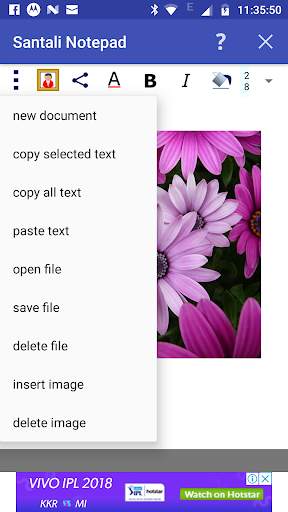 Santali Notepad screenshot 3