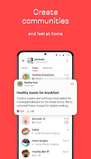 Gem Space: blogs, chats, calls screenshot 6