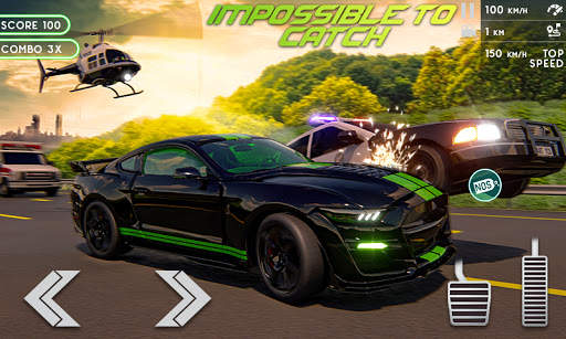 Modern Highway Traffic Car Racing Free Game 2021 screenshot 1