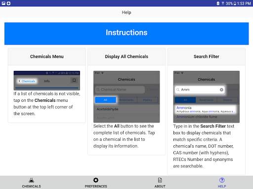 NIOSH Mobile Pocket Guide screenshot 12