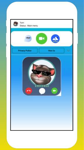 Call From Funny TOM'S cat - callprank and fakechat screenshot 2