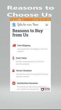 Mens Gift Store: Online Shopping App screenshot 3