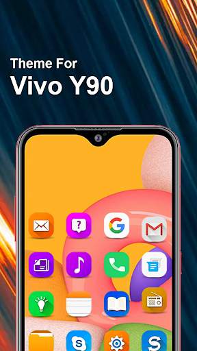 launcher Colorful theme for Vivo Y90 pro screenshot 4