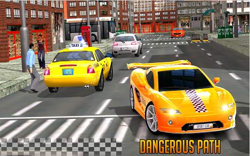 Crazy City Taxi Car Driver: Driving Games 2018 screenshot 17