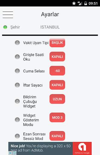 Ezan ALARMI скриншот 10