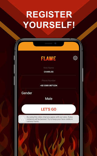 Flame: Live Talk HD Video Chat screenshot 1