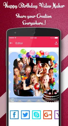 Happy Birthday Video Maker With Music screenshot 6