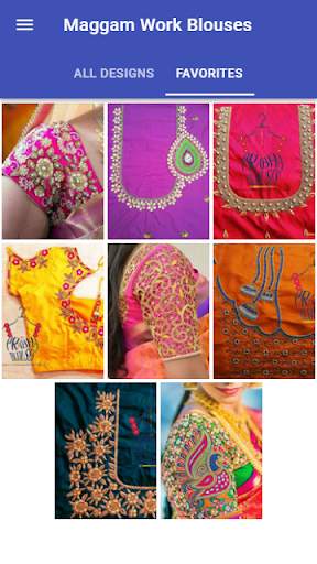 Maggam Work Blouse Designs скриншот 4