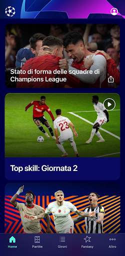 Champions League Ufficiale screenshot 1