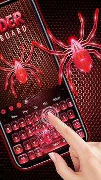 Red Spider Keyboard Theme screenshot 1
