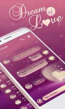 GO SMS DREAM OF LOVE THEME screenshot 1
