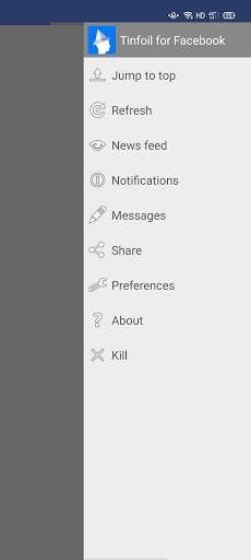 Tinfoil for Facebook screenshot 2
