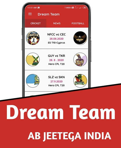 Dream Team 11 IPL Cricket Prediction & Live Score screenshot 2
