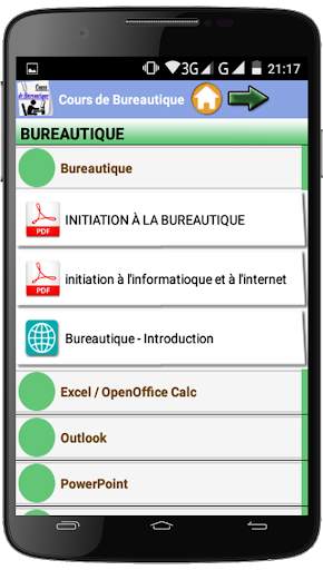 Cours de bureautique screenshot 1
