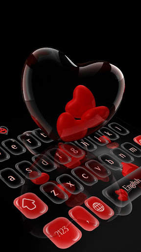 Scarlet Hearts Keypad Theme screenshot 3