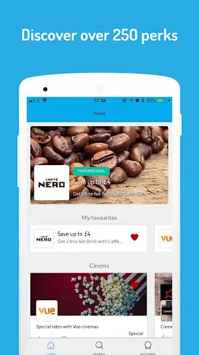 Perkbox screenshot 1