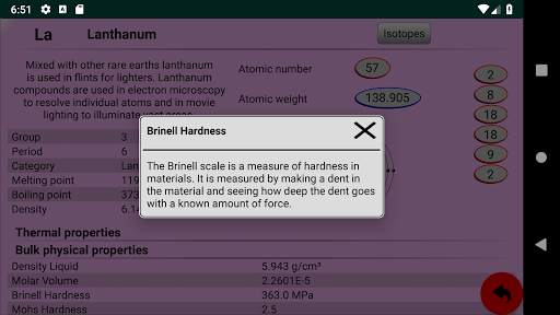 Periodic Table. Elements, isotopes, compounds 3D screenshot 4