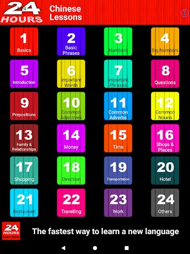 In 24 Hours Learn Chinese Mandarin скриншот 3