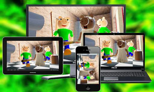 Scary buldi vs Granny piggy: Horror story screenshot 2