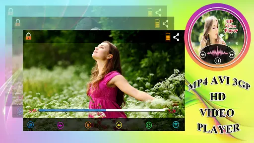 MP4 AVI 3GP HD Video Player screenshot 1
