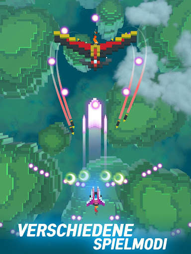 Sky Wings:Pixel-Kampfschiff 3D screenshot 15