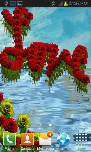 Love Flowers Live Wallpaper screenshot 2