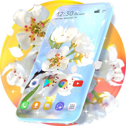 Spring Blossom Live Wallpaper & Animated Keyboard 3.63